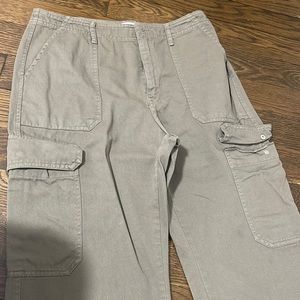 Army green Zara cargo pants size 10